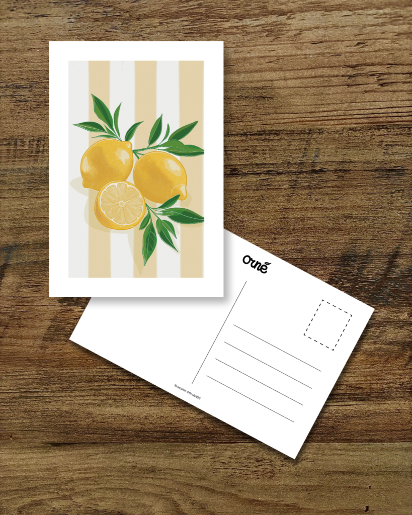 Carte postale CITRONS