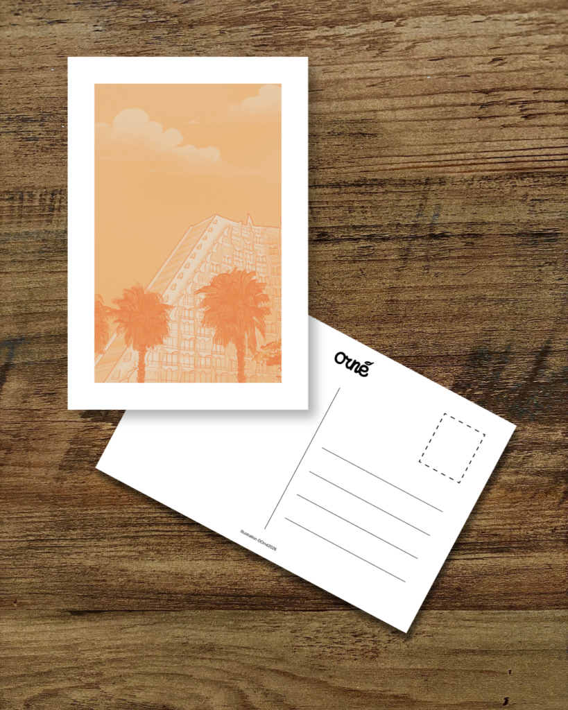 Carte postale PYRAMIDES ORANGES