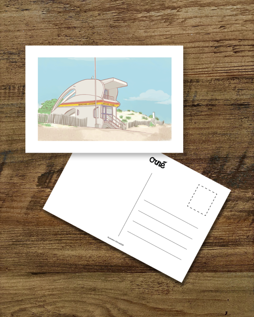 Carte postale POSTE DE SECOURS