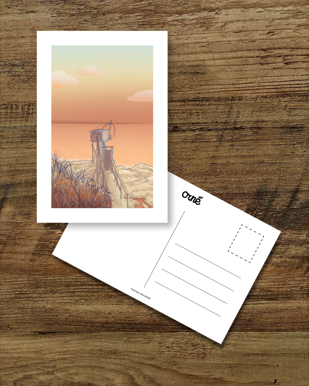 Carte postale CABANE