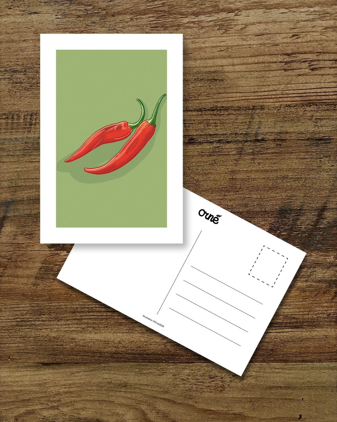 Carte postale PIMENTS